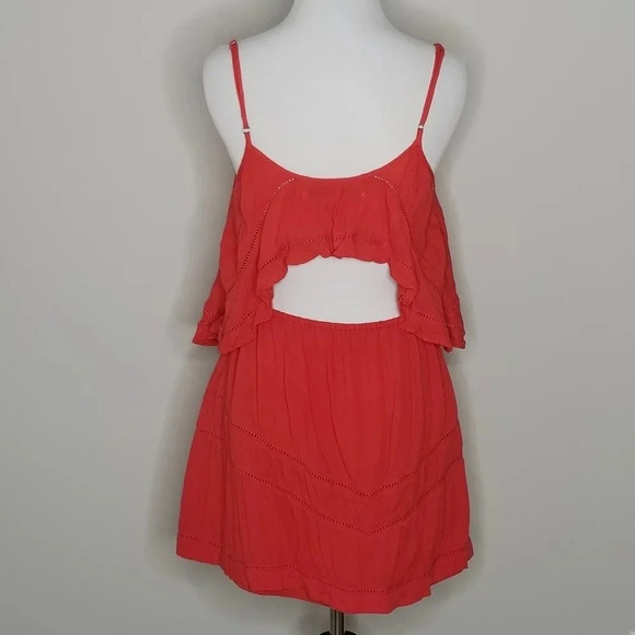 Lovers + Friends Paradise Bay Tiered Mini Dress S - Picture 5 of 7